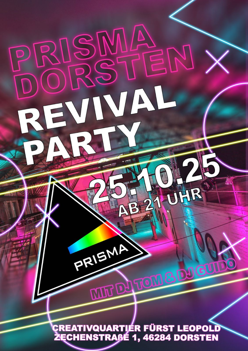 Flyer zur Party
