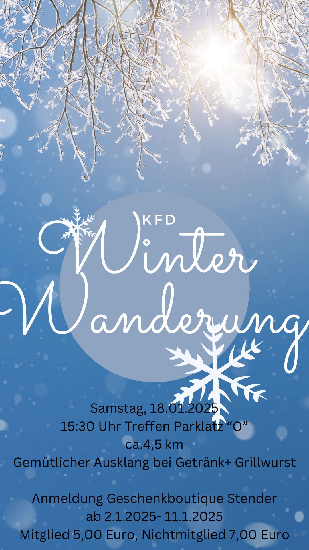 KFD Winterwanderung